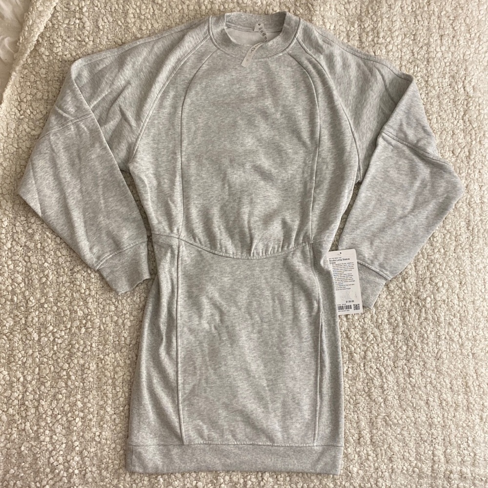 lululemon scuba long sleeve dress size 4 HCUG